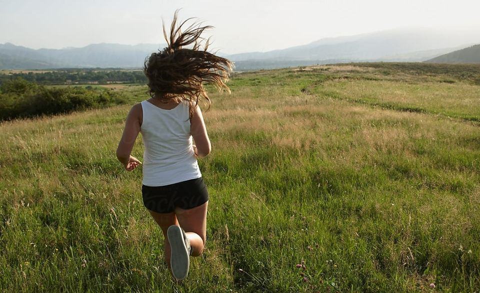 Running With Long Hair