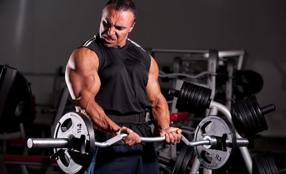 Barbell Cheat Curls For Mass